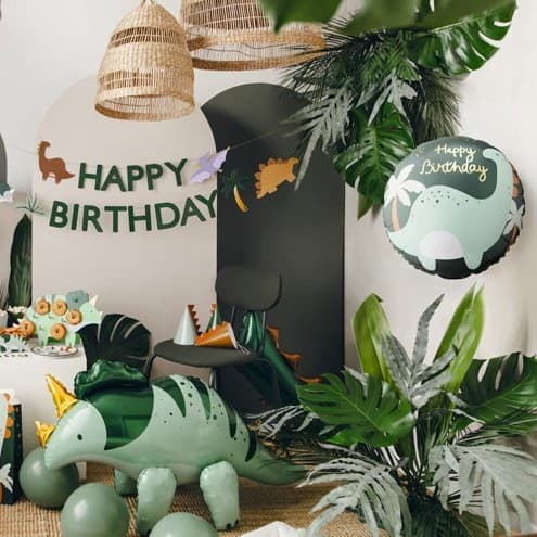 Balon Happy birthday dinosaurus 3