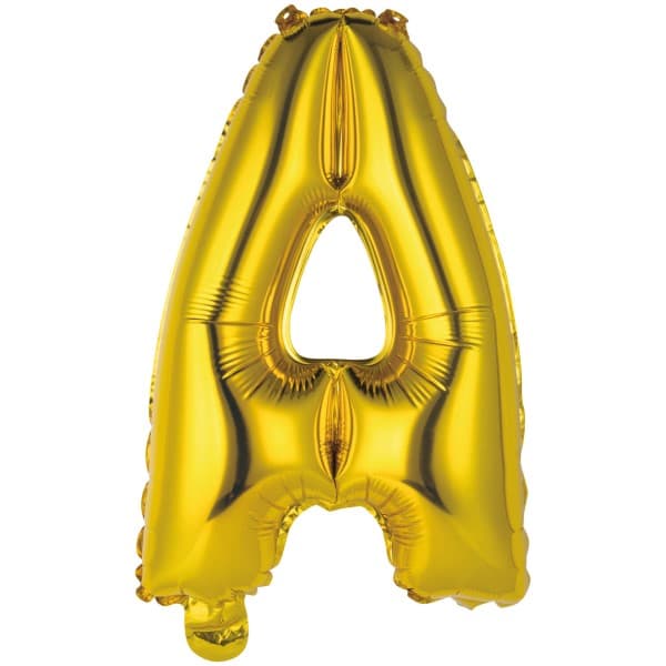Zlatni balon slovo A 1