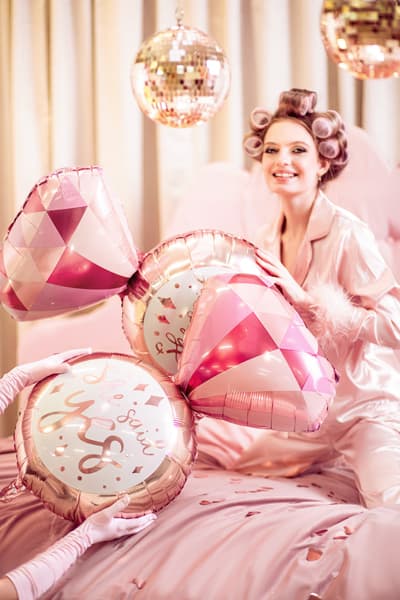 Balon rozi prsten 3