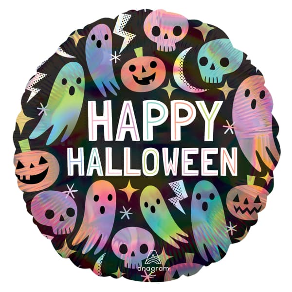 Pastel Halloween Holographic balon 1