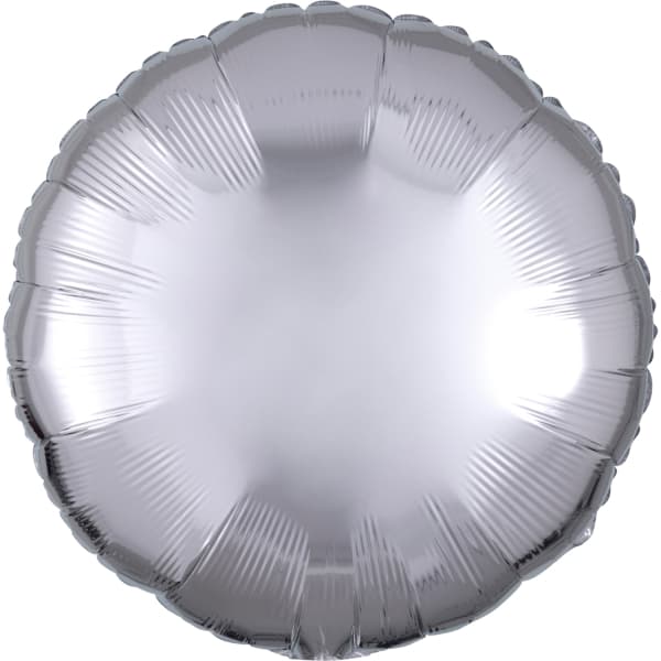 Srebrni balon u obliku kruga 1