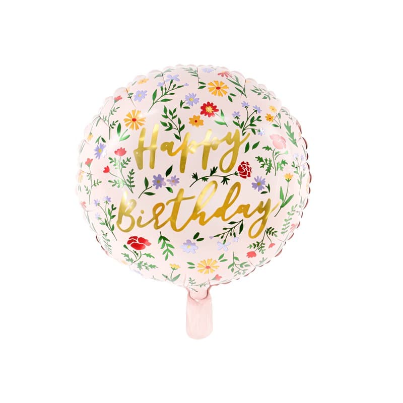 Balon HBD rozi 1
