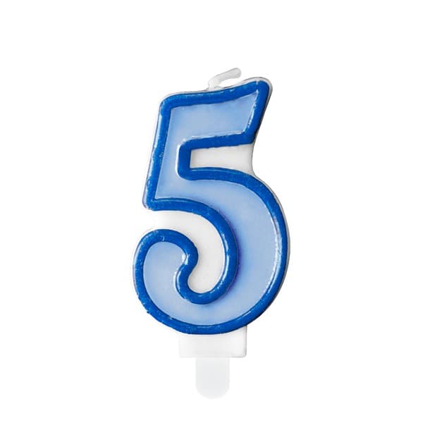Plava svjećica broj 5 1