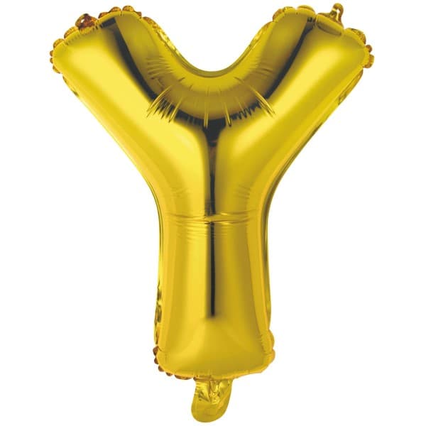 Zlatni balon slovo Y 1