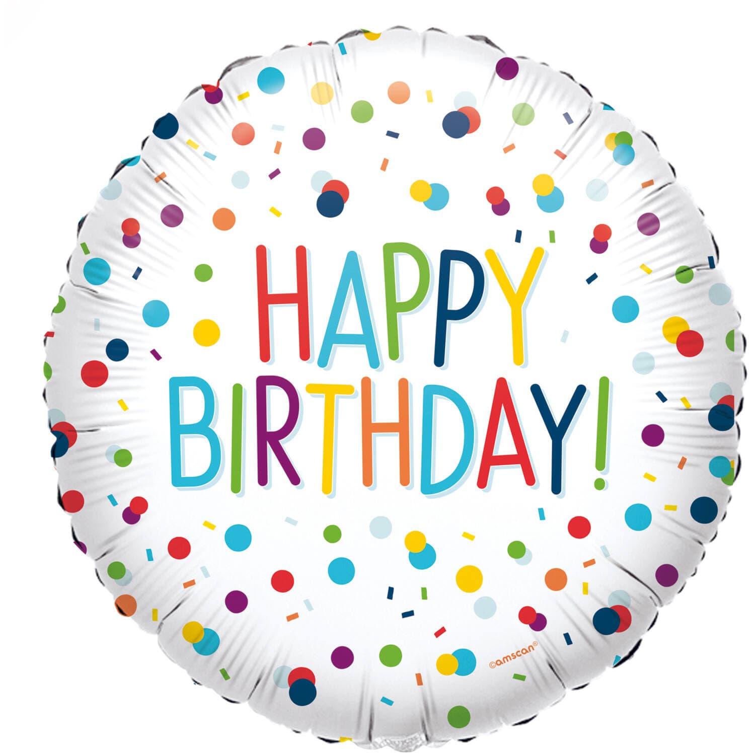 Balon Happy birthday konfete 1