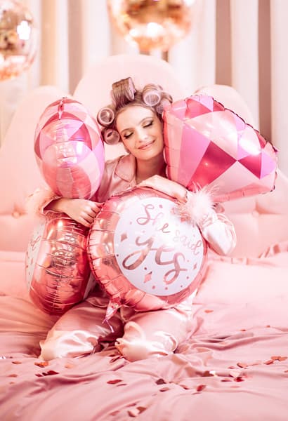 Balon rozi prsten 2