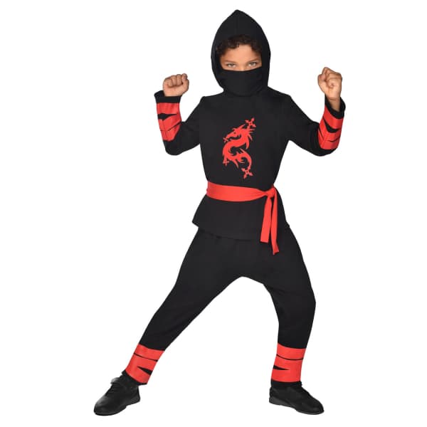 Kostim Ninja Warrior crni 10 - 12 godina 1