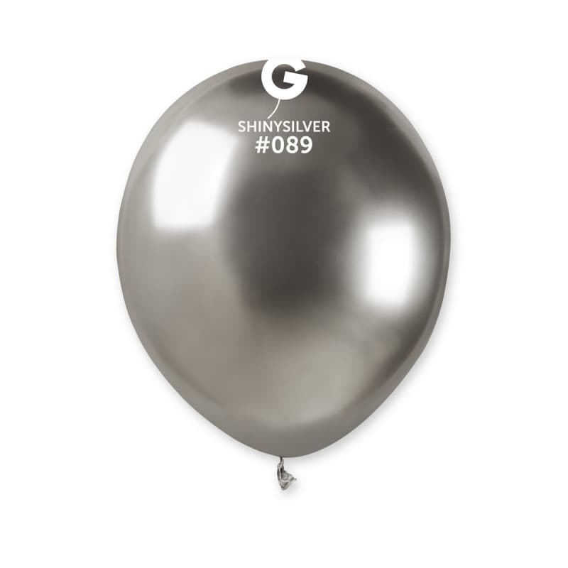 Balon Shiny silver 5" 1