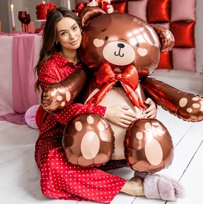 Balon Teddy Bear (medo) 3