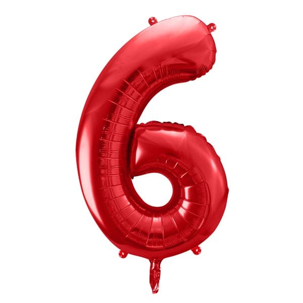 Crveni balon broj 6 1