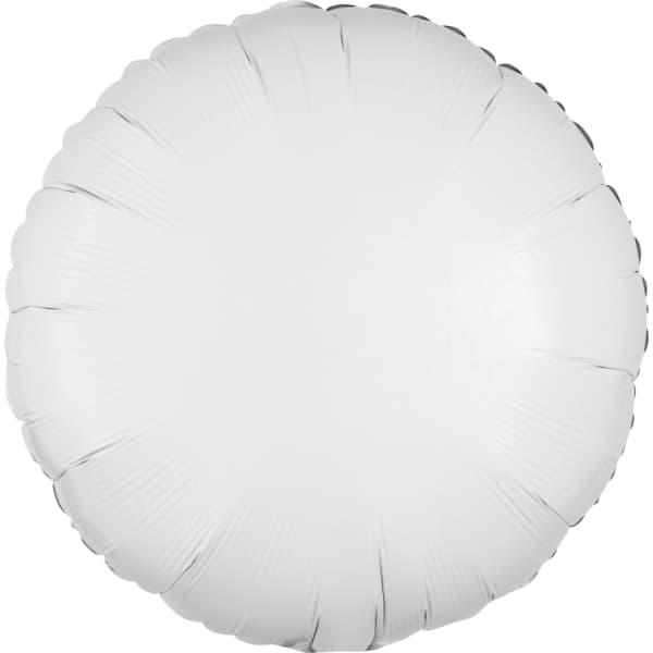 Bijeli balon u obliku kruga 1