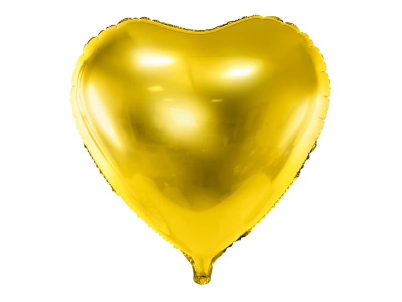 Balon srce zlatno 1