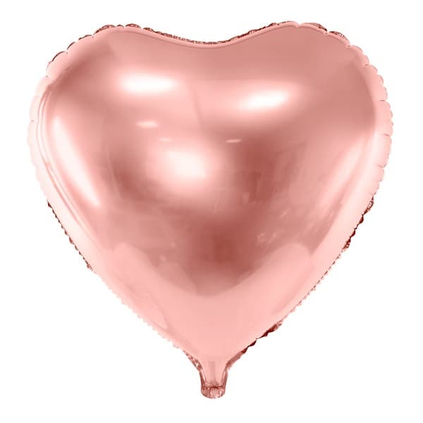 Rose gold balon u obliku srca 1