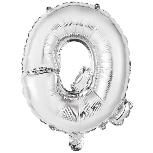 Srebrni balon slovo Q 1
