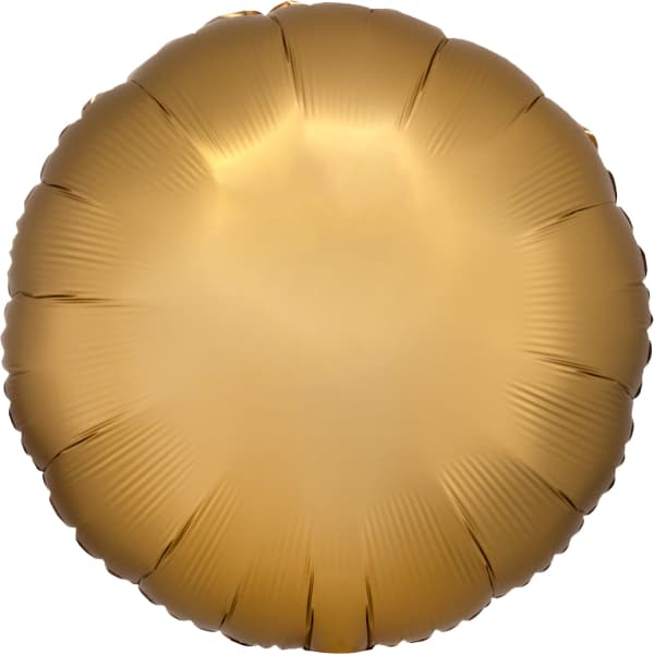 Gold silk balon u obliku kruga 1