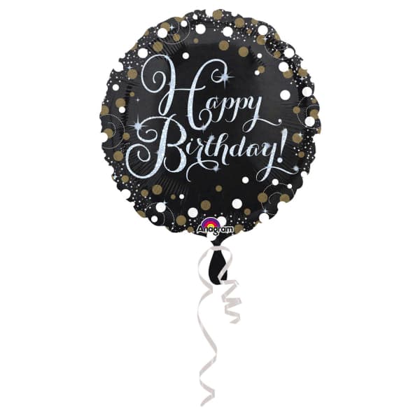 Balon sparkling birthday HBD 1