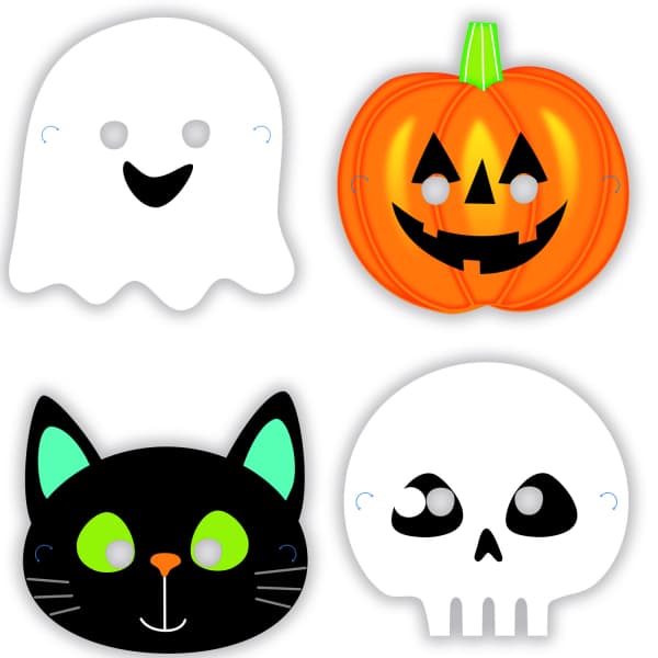Halloween Friends maske 8 komada 1