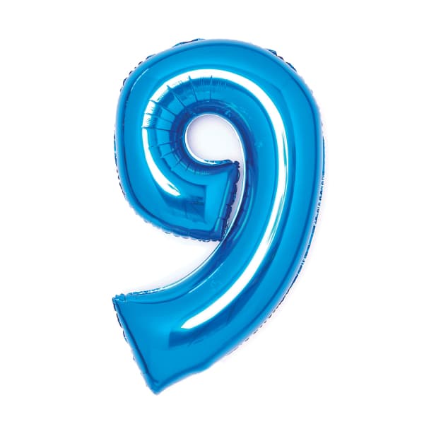 Plavi balon broj 9 1