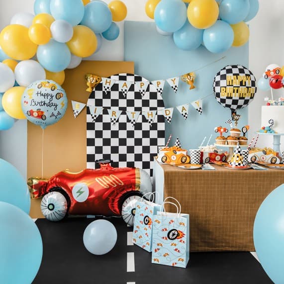 Balon Happy birthday autići 3