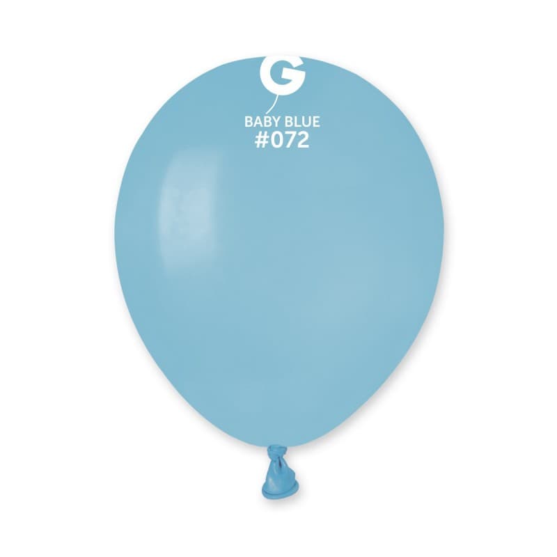 Balon Baby blue 5" 1