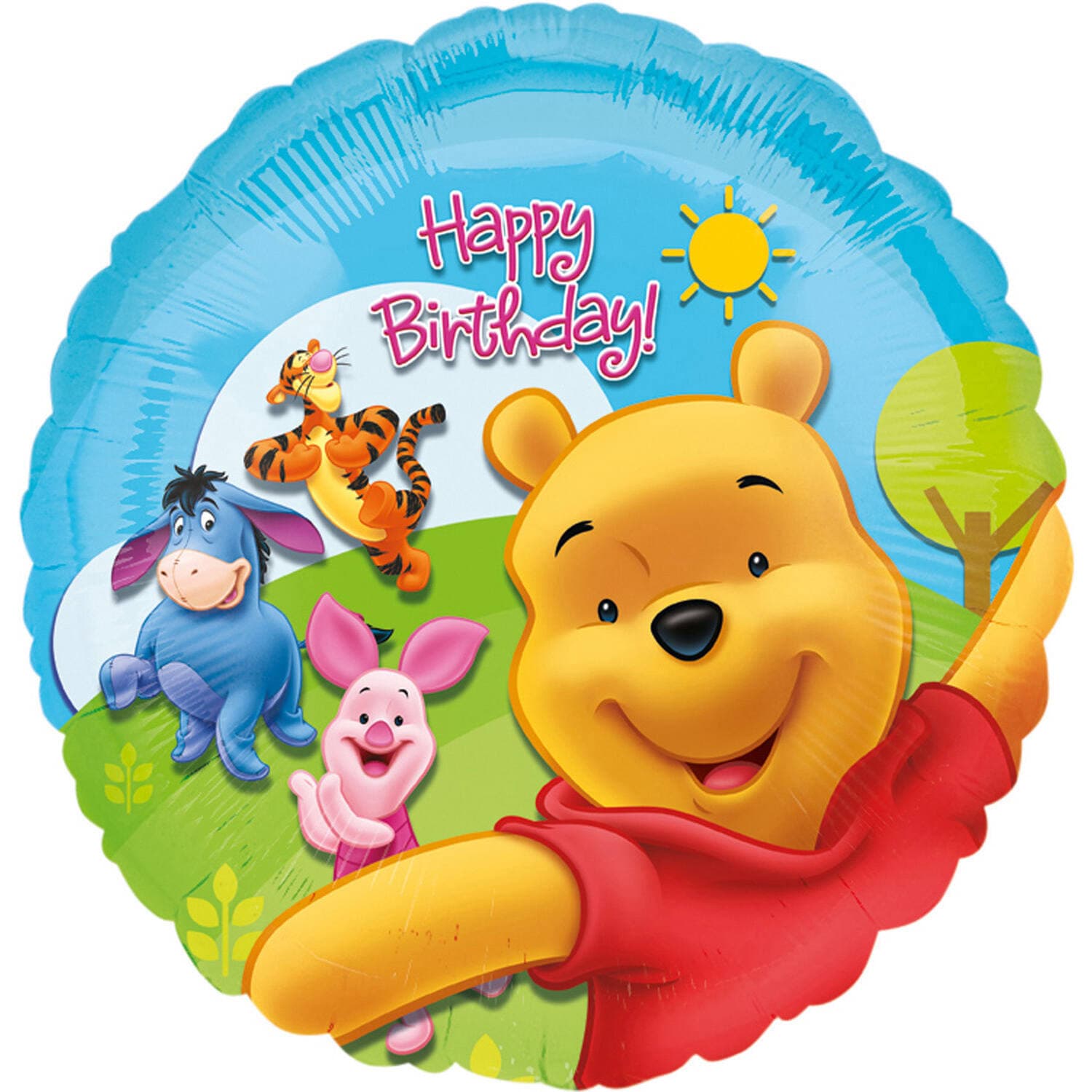 Balon Winnie the Pooh HBD 1
