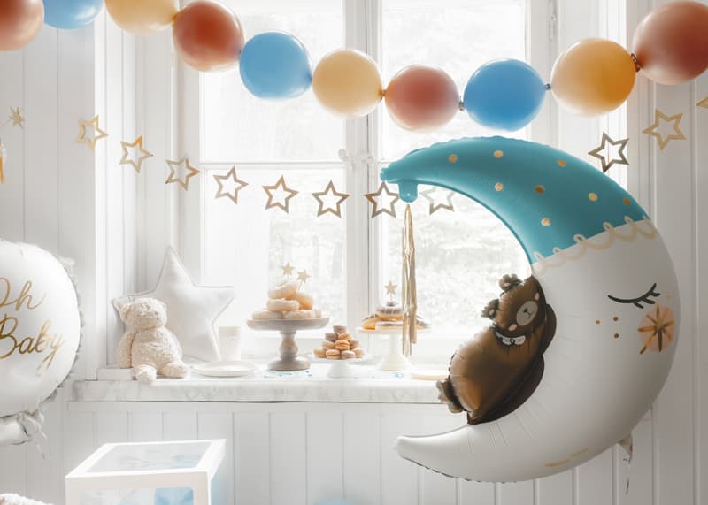 Balon medo na mjesecu plavi 2