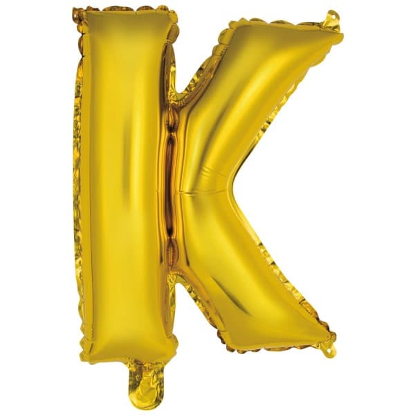 Zlatni balon slovo K 1