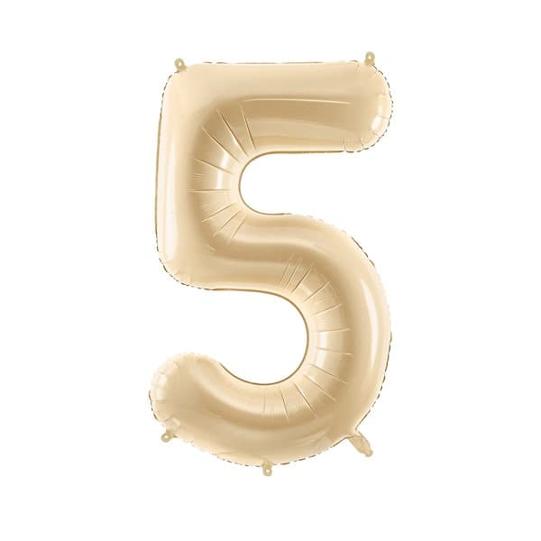 Bež balon broj 5 1