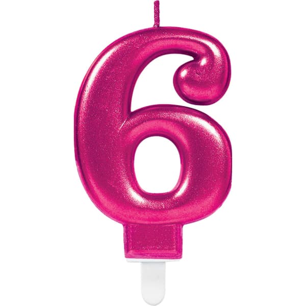 Pink svjećica broj 6 1