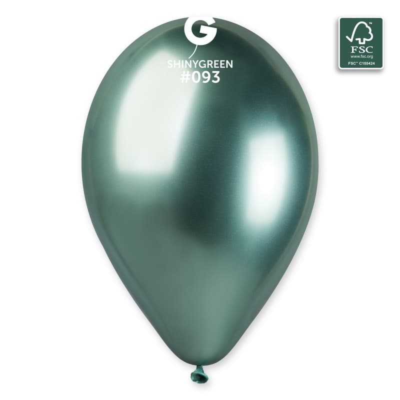 Balon Shiny green 13" 1