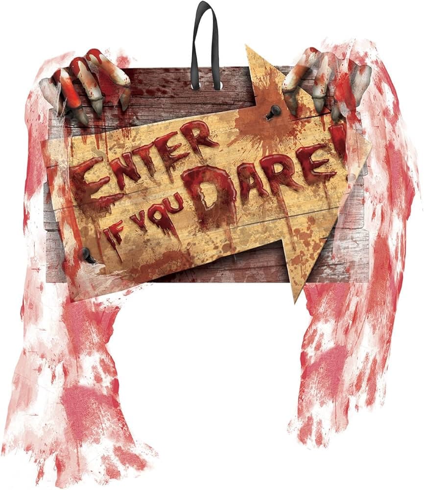 Dekoracija Enter if you dare 1