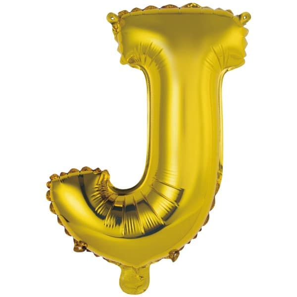 Zlatni balon slovo J 1
