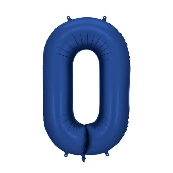 Plavi balon broj 0 1