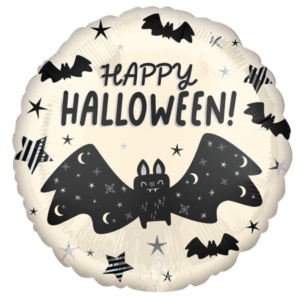 Halloween Satin Bat Attack balon 1