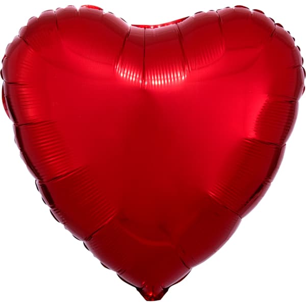 Crveni balon u obliku srca 1