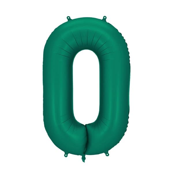 Zeleni balon broj 0 1