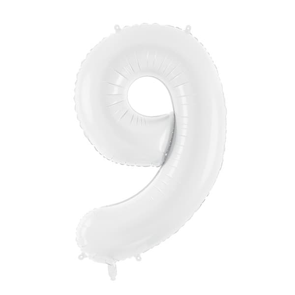 Bijeli balon broj 9 1