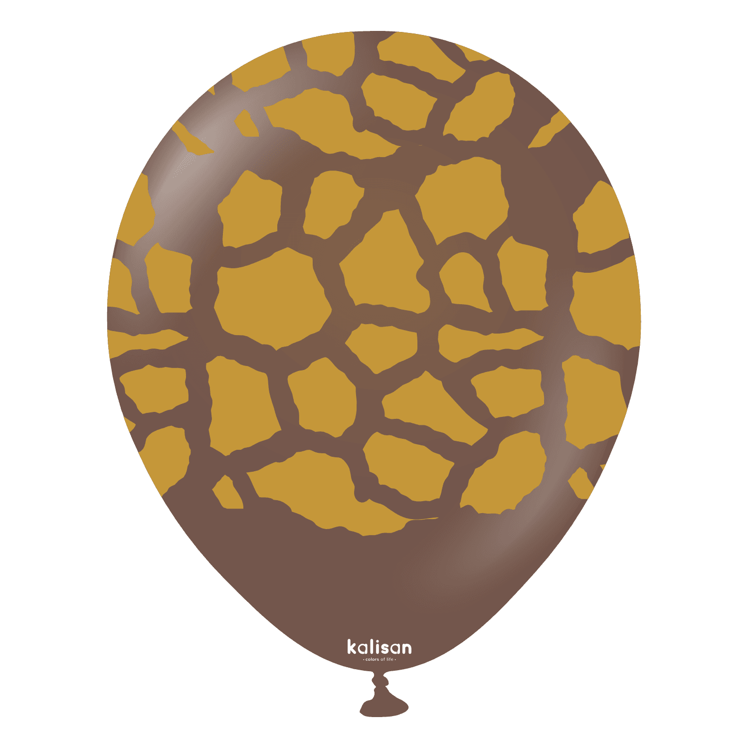 Balon Safari giraffe Chocolate brown 12" 1