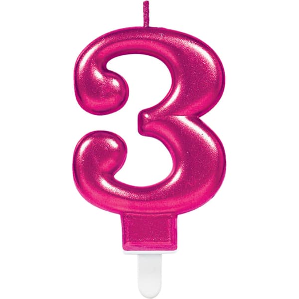 Pink svjećica broj 3 1