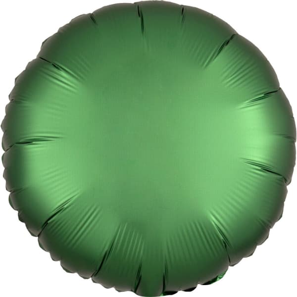 Emerald silk balon u obliku kruga 1