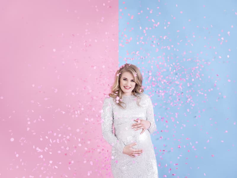 Konfete za otkrivanje pola - roze 2