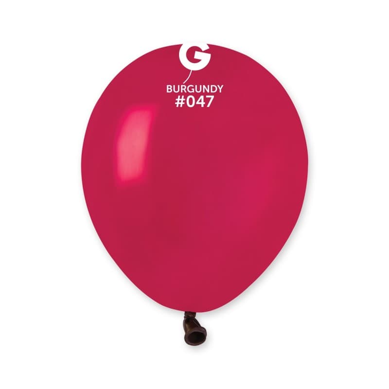 Balon Burgundy 5" 1