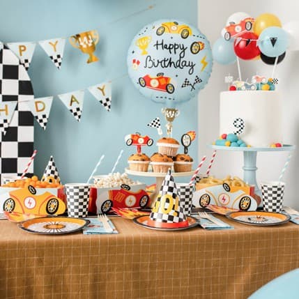 Balon Happy birthday autići 2