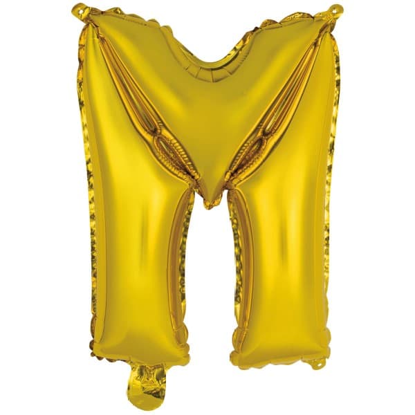 Zlatni balon slovo M 1