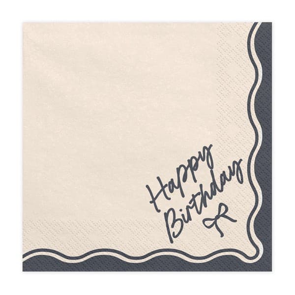 Salvete sa mašnicama Happy Birthday 1