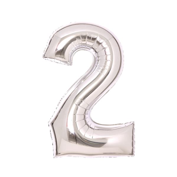 Srebrni balon broj 2 1