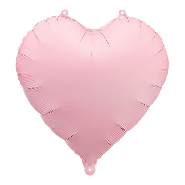 Rozi balon u obliku srca 1