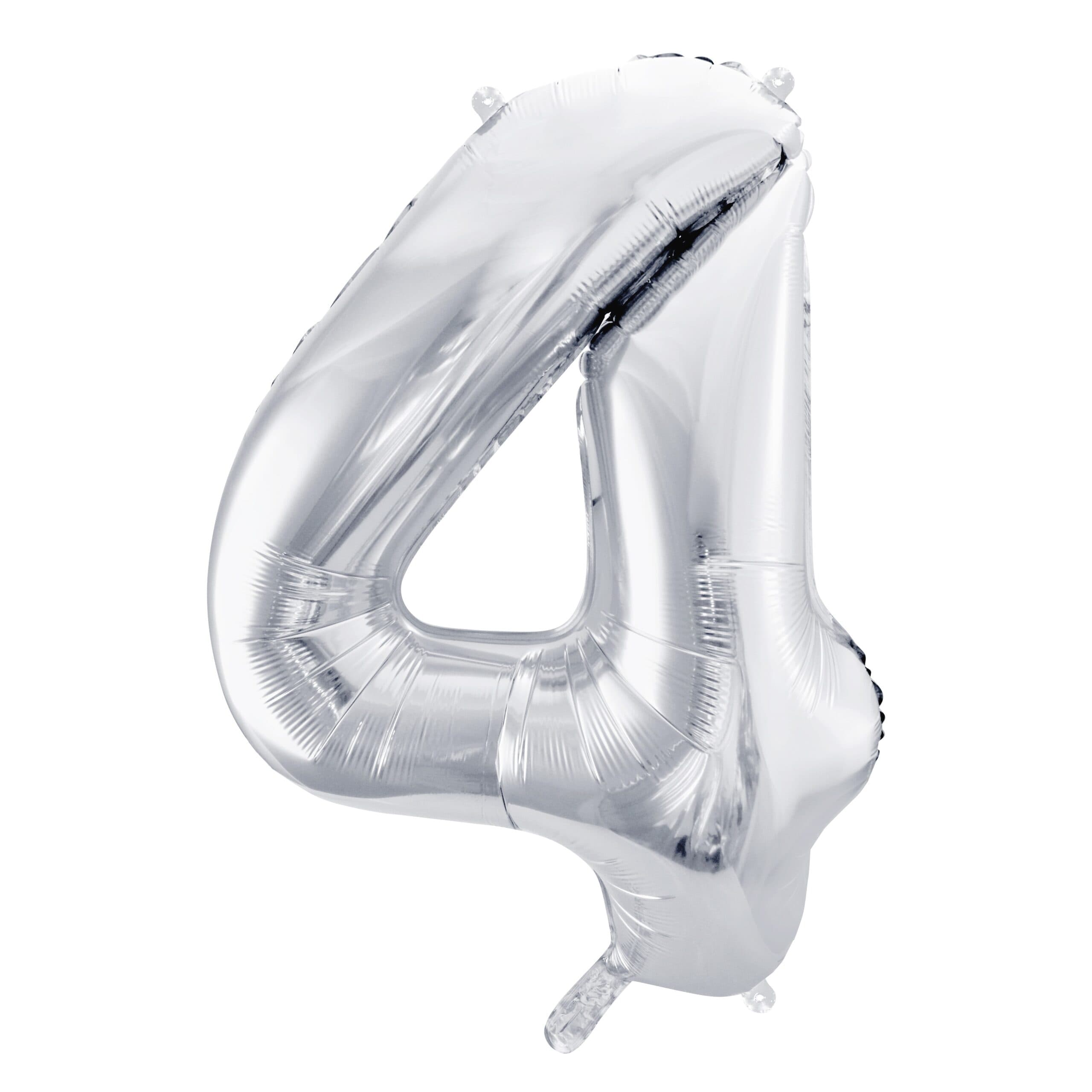 Srebrni veći balon broj 4 1