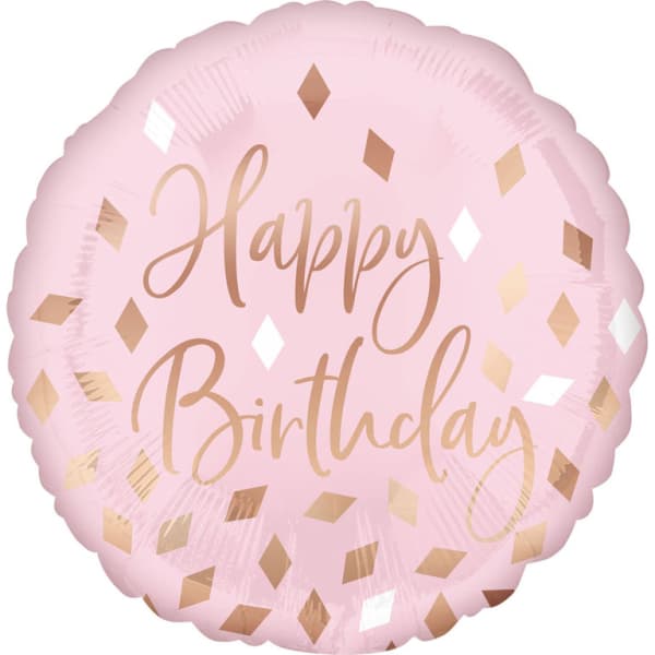 Balon rose gold HBD 1