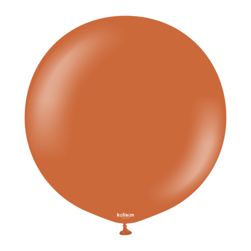 Balon Retro Rust orange 18"